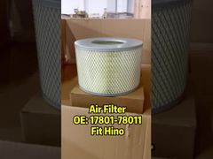 Toyota için 17801-78011 Eleman alt takımı, hava filtresi filtresi 1780178011