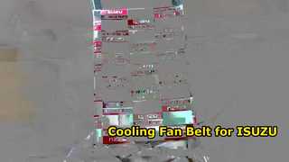 5-87610061-0 8-94479101-0 5876100610 8944791010 ISUZU 4JA1 TFR TFS D-MAX için Soğutma Fanı Kayışı