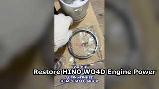 HINO WO4D için IZUMI LKHI410401FA Motor Silindir Gömleği Kitleri
