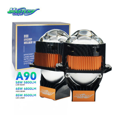 satın al Masters A90 Lens LED Lazer/Hi/Lo Beam 85W 8500 Lumens 3 inç Çift Lazer Projeksiyonu online manufacture