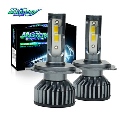 Masters F2 75W 7500 Lumen 3000K Sarı 9004 9007 H4 H13 LED Farlar ampuller