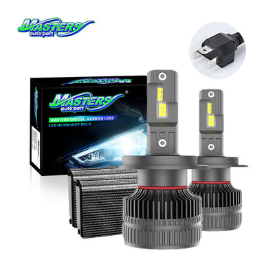 Masters A9 300W 22000lm 6500K 4575 CSP Çipler Tek ısı boruları LED far ampulü