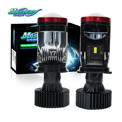 Masters A9R 100W 10000LM 6500K 3570 Çipler H4 Led projektör Mini Objektif